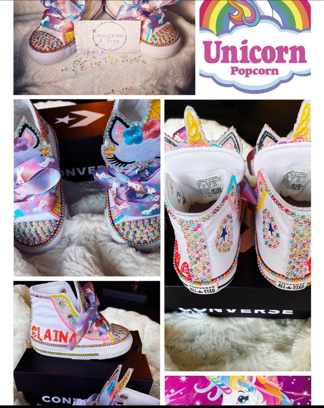 Toddler/lil /BIG Kids Custom Sneakers