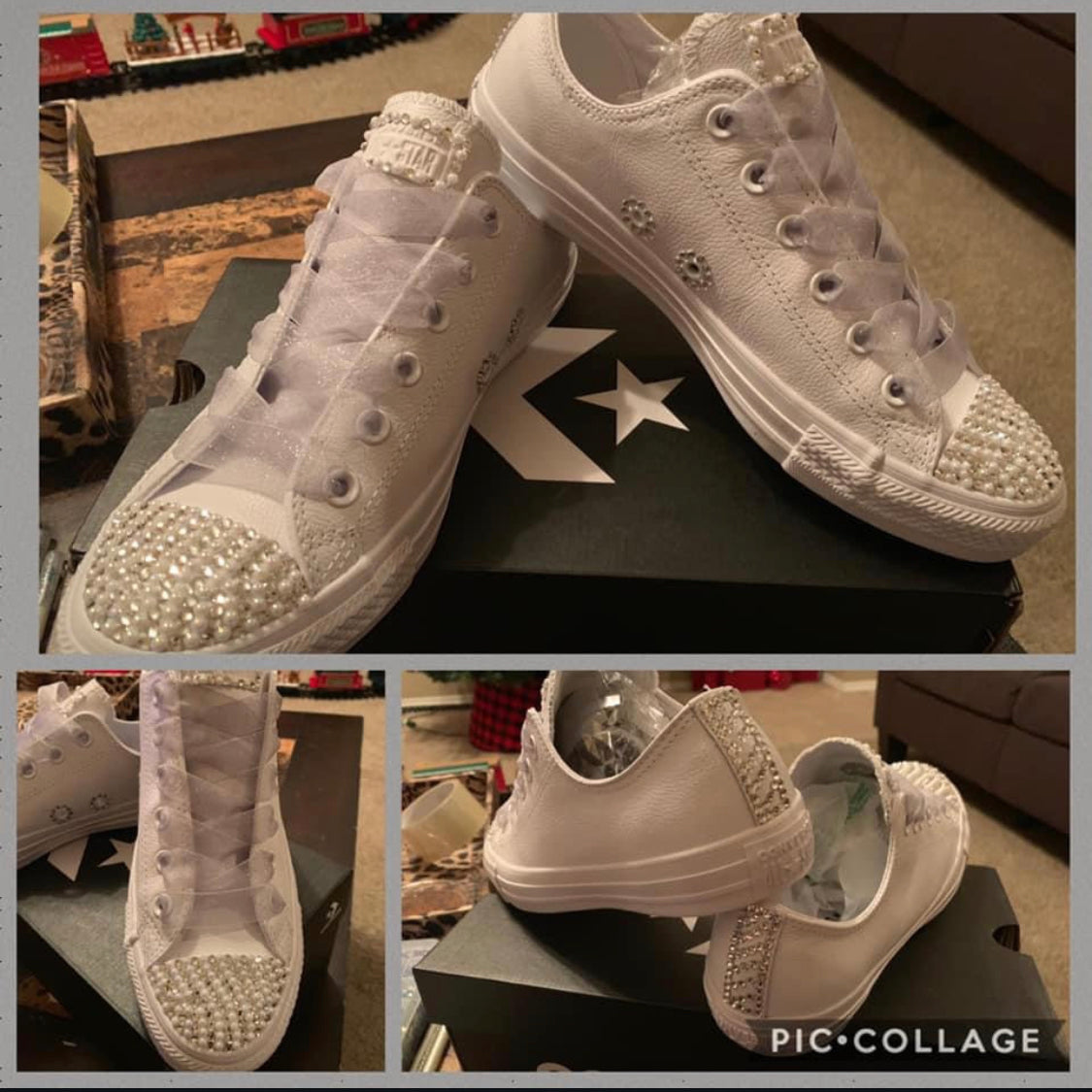 Partially Bling Converse