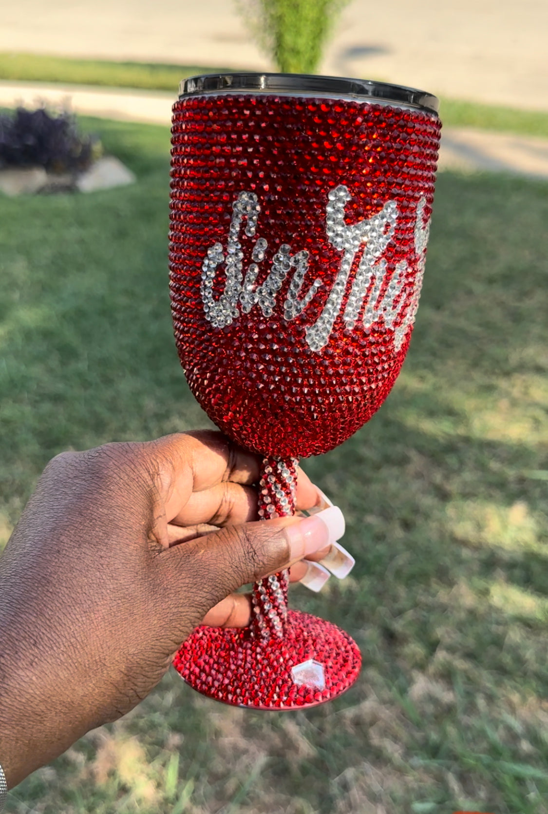 Custom Bling Wine Tumbles, Cups, Coffee Mugs