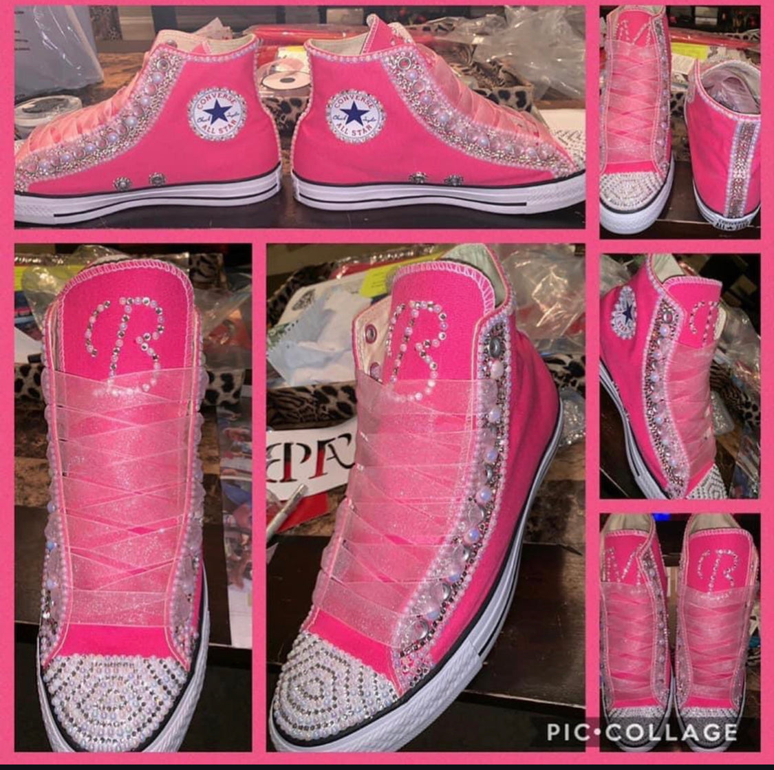 Partially Bling Converse